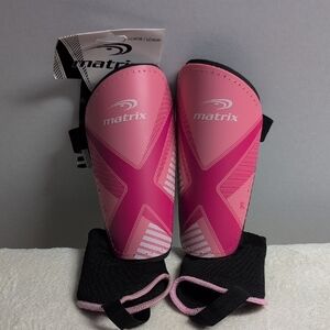 Matrix Pink Senior Shin Guard Soccer Size L